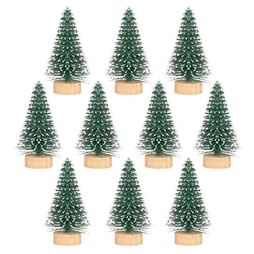 VOSAREA 10Pcs Mini Weihnachtsbaum Deko 5cm Tannenbaum künstlich Mini Grün kleine Weihnachtsbaum Künstlicher Kiefernbaum mit Holzsockel Tannenbaum für Weihnachtsdeko VOSAREA 10Pcs Mini Weihnachtsbaum Deko 5cm Tannenbaum künstlich Mini Grün kleine Weihnachtsbaum Künstlicher Kiefernbaum mit Holzsockel Tannenbaum für Weihnachtsdeko von VOSAREA