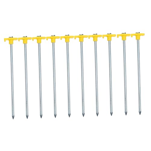 VOSAREA 10Stücke Heringe Für Outdoor Camping Verlängerte Bodennägel Für Zelte Robuste Und Windfeste Zeltpfähle Für Sicheres Befestigen Von Zelten Und Planen von VOSAREA
