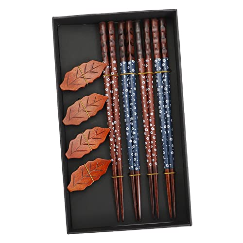 VOSAREA 1Satz Holz Essstäbchen mit Halter Japanische Essstäbchen und Halter Praktischen Geschenkkarton für Zuhause Reisen Camping und Restaurants VOSAREA 1Satz Holz Essstäbchen mit Halter Japanische Essstäbchen und Halter Praktischen Geschenkkarton für Zuhause Reisen Camping und Restaurants von VOSAREA