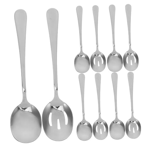 VOSAREA 1Satz Servierlöffel Teiliges Utensilienset mit Schaumlöffeln für Buffet Party Restaurant Langlebig Elegant für Festlichkeiten Täglichen VOSAREA 1Satz Servierlöffel Teiliges Utensilienset mit Schaumlöffeln für Buffet Party Restaurant Langlebig Elegant für Festlichkeiten Täglichen von VOSAREA
