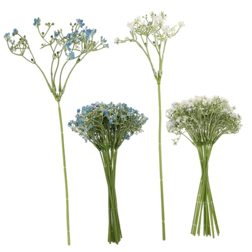 VOSAREA 2 Stck. Künstlicher Blumenstrauß aus Gypsophila Weiße und Blaue Blüten Täuschend Echt für Wohnraumdekoration Allergiefreundlich Robust und Leicht für Festliche Anlässe VOSAREA 2 Stck. Künstlicher Blumenstrauß aus Gypsophila Weiße und Blaue Blüten Täuschend Echt für Wohnraumdekoration Allergiefreundlich Robust und Leicht für Festliche Anlässe von VOSAREA