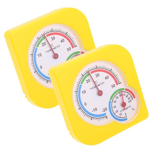 VOSAREA 2 Stück Hygrometer-thermometer Mit Doppeltem Verwendungszweck: Temperatur- Und Feuchtigkeitsmessgerät Mit Großem Bildschirm – Wand- Und Tischdesign Zur Überwachung Des Komforts in VOSAREA 2 Stück Hygrometer-thermometer Mit Doppeltem Verwendungszweck: Temperatur- Und Feuchtigkeitsmessgerät Mit Großem Bildschirm – Wand- Und Tischdesign Zur Überwachung Des Komforts in von VOSAREA