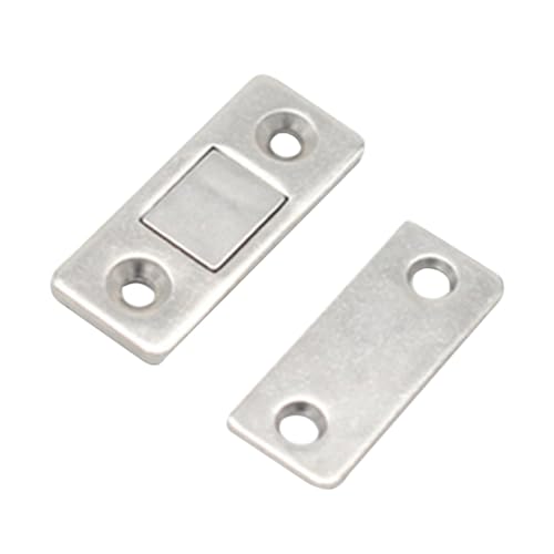 VOSAREA 2stücke Türmagnet Für Schiebetüren Starker Magnetischer Türstopper Aus Edelstahl Sicherer Verschluss Für Schranktüren Mit Schrauben Für Zuhause Und Büro von VOSAREA