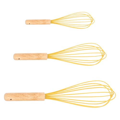 VOSAREA 3 Stück Handlicher Silikon Ei Schneebesen Teiliges Küchengerät für Müheloses Rühren von Eiern Teig und Sahne Ergonomisches Design für Optimalen und Einfache VOSAREA 3 Stück Handlicher Silikon Ei Schneebesen Teiliges Küchengerät für Müheloses Rühren von Eiern Teig und Sahne Ergonomisches Design für Optimalen und Einfache von VOSAREA