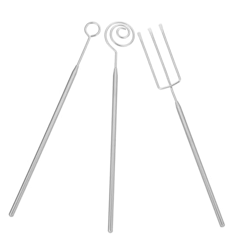 VOSAREA 3 Stück Teiliges Set Pralinengabeln Schokoladentauchgabeln für Desserts Einfach zu Reinigen mit Aufbewahrungsetui für DIY Backen und Fondue VOSAREA 3 Stück Teiliges Set Pralinengabeln Schokoladentauchgabeln für Desserts Einfach zu Reinigen mit Aufbewahrungsetui für DIY Backen und Fondue von VOSAREA