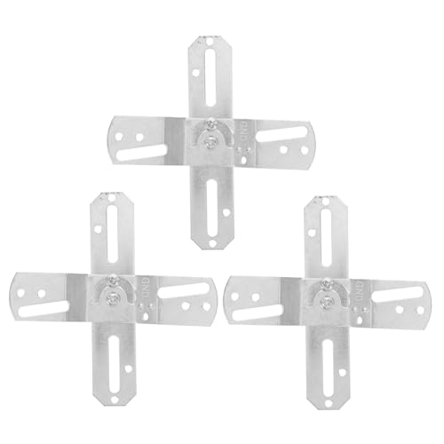 VOSAREA Kronleuchter-montagehalterung Und Deckenplatte 3-teiliges Set Für Leuchten Deckenventilatoren Und Pendelleuchten Moderne Eisenkonstruktion Und Einfache Installation von VOSAREA