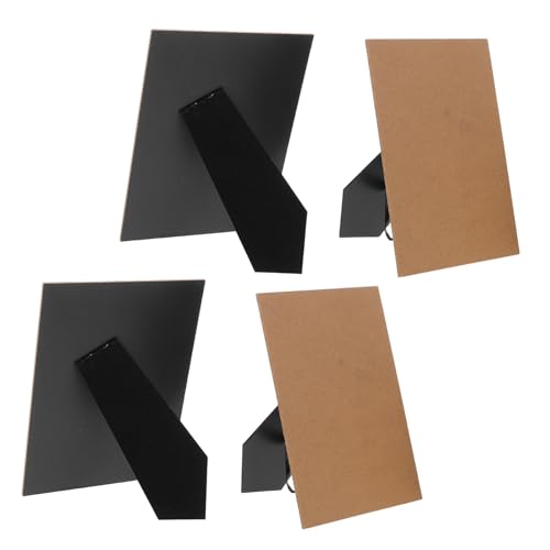 VOSAREA 4 Stück Foto Rückwand Ständer Schwarz Tischdisplay Stütze für DIY Foto Easel Backing Board und Anpassbar für Vertikale und Horizontale Präsentation VOSAREA 4 Stück Foto Rückwand Ständer Schwarz Tischdisplay Stütze für DIY Foto Easel Backing Board und Anpassbar für Vertikale und Horizontale Präsentation von VOSAREA