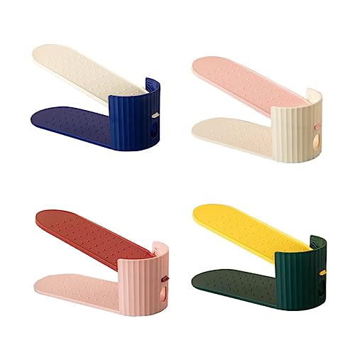 VOSAREA 4 Stücke Haushaltsschuhe Racks 2-Layer Schuhe Lagerregale Einstellbare Schuhe Regale VOSAREA 4 Stücke Haushaltsschuhe Racks 2-Layer Schuhe Lagerregale Einstellbare Schuhe Regale von VOSAREA