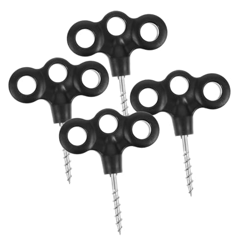 VOSAREA 4Stücke Zeltheringe Robustem Material Für Outdoor Camping Und Festzelte Mit Praktischem Design Für Sicheren Halt Bei Wind Gartenpfähle Für Dekorationen von VOSAREA