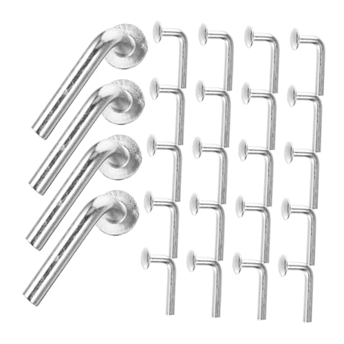 VOSAREA 50 Stück Galvanisierte Drop für Palettenregale Sicherheitsbolzen für Stabile Lagerung Installieren Korrosionsbeständig Optimal für Regalsysteme von VOSAREA