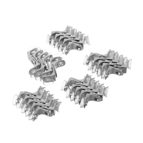 VOSAREA 50 Stück Küchenschrank Laminathalterung schrank regal unterstützung Küchenschränke Regalhalter Regalstützschraube Befestigung Glasregalhalterung Schrankregalhalter PVC Silber VOSAREA 50 Stück Küchenschrank Laminathalterung schrank regal unterstützung Küchenschränke Regalhalter Regalstützschraube Befestigung Glasregalhalterung Schrankregalhalter PVC Silber von VOSAREA