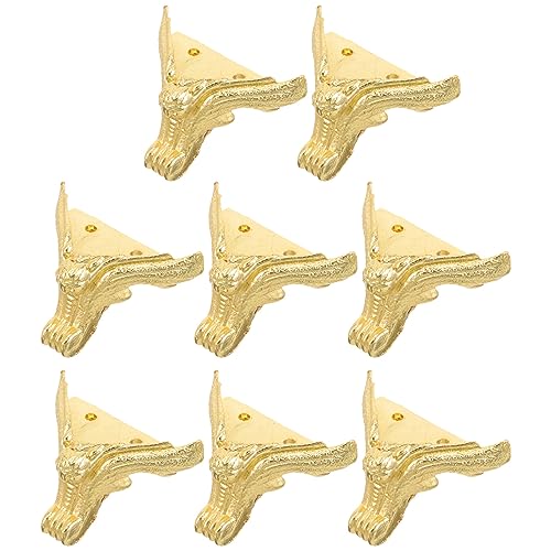 VOSAREA 8 stücke antike Box Beine Tier fußform Metall füße eckenschutz Vintage schmuckschatulle füße holzkiste Fall Beine größe s goldene 25x33mm VOSAREA 8 stücke antike Box Beine Tier fußform Metall füße eckenschutz Vintage schmuckschatulle füße holzkiste Fall Beine größe s goldene 25x33mm von VOSAREA