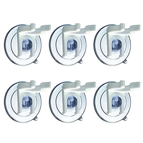 VOSAREA 8Pcs Fenster Kerzen Saugnäpfe Klemme LED Kerzen Kerzenhalter Saugnapf für Fenster Xmas Party von VOSAREA