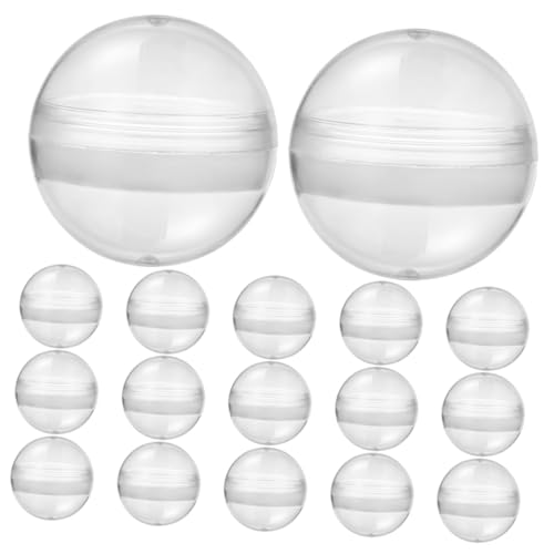 VOSAREA Bastelkugeln Kunststoff Kugeln Transparente Befüllbare Kunststoffkugeln 35mm Runde Deko Box Für Bastelprojekte Und Ideal Für Partys Und Veranstaltungen von VOSAREA