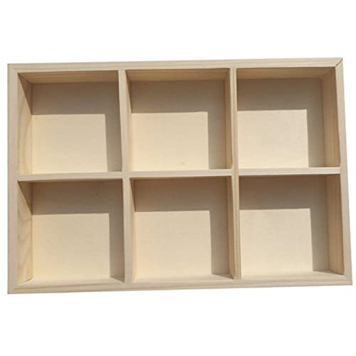 VOSAREA Box Mit Sechs Gittern Holzkiste Marker Aufbewahrungsfächer Sortiertablett Unterteilt Schmuck Organizer Marker Organizer Koffer Malwerkzeug VOSAREA Box Mit Sechs Gittern Holzkiste Marker Aufbewahrungsfächer Sortiertablett Unterteilt Schmuck Organizer Marker Organizer Koffer Malwerkzeug von VOSAREA