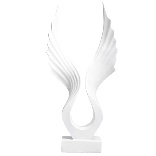 VOSAREA 1stück Statue Resin Tischdekoration Für Schlafzimmer Weinregal Weißes Flügel Ornament Für Stilvolle Innenräume von VOSAREA