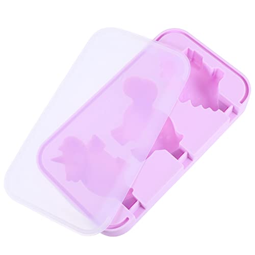 VOSAREA Dinosaur Silikon Eisform mit Deckel Teiliges für Selbstgemachte Wassereis Wiederverwendbare Popsicle Mold für Kreatives Eiscreme Design für DIY Projekte VOSAREA Dinosaur Silikon Eisform mit Deckel Teiliges für Selbstgemachte Wassereis Wiederverwendbare Popsicle Mold für Kreatives Eiscreme Design für DIY Projekte von VOSAREA