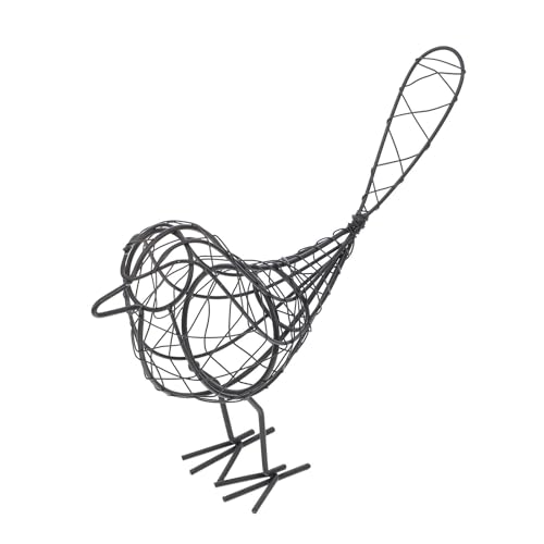 Eisen Vogel Dekoration Kreative Garten Ornamente Aus Geschmiedetem Eisen Für Wohnzimmer Schlafzimmer Büro Oder Garten Exquisite Handwerkskunst Und Fotografie Zubehör Tolle Geschenkidee Für Freunde von VOSAREA