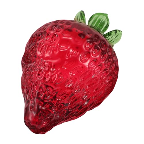 VOSAREA Erdbeer Kristallfigur Handpoliertes Dekorationsstück für Schreibtisch oder Nachttisch Innovative Sammlerkunst Frühlingsgeschenk für Klare Lichtreflexion VOSAREA Erdbeer Kristallfigur Handpoliertes Dekorationsstück für Schreibtisch oder Nachttisch Innovative Sammlerkunst Frühlingsgeschenk für Klare Lichtreflexion von VOSAREA