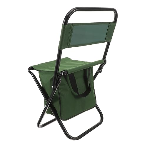 VOSAREA Tragbarer Campingstuhl Klappstuhl für Outdoor Aktivitäten Faltstuhl mit Armlehnen und Getränkehalter Leichter und Kompakter Klappstuhl für Angeln und Picknick von VOSAREA
