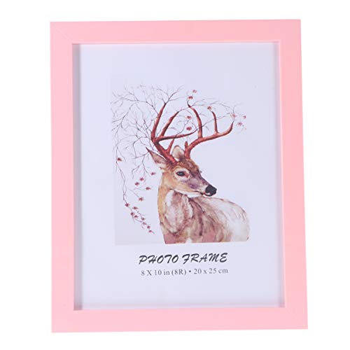 VOSAREA Fotorahmen dauerhafter kreativer Desktop-Bilderrahmen (rosa zufälliger Zeichenpapierstil) von VOSAREA