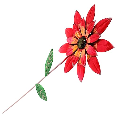 VOSAREA Gartenpfahl Blumendekoration Rasen Blumenstake Metall Blumendekor Für Garten Rasen Im Freien von VOSAREA