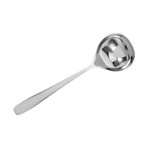 VOSAREA Koreanische Multifunktions Suppe und Soßenlöffel mit Langem Griff für Heimische Küche Küchenutensil für Kochen von Suppen und Saucen von VOSAREA