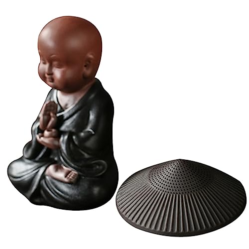 VOSAREA Monk Shape Tea Pet Kleine Mönchsfigur aus Keramik Teedekoration für Teehäuser und Teetafeln Einzigartiges Teesieb für Teeliebhaber VOSAREA Monk Shape Tea Pet Kleine Mönchsfigur aus Keramik Teedekoration für Teehäuser und Teetafeln Einzigartiges Teesieb für Teeliebhaber von VOSAREA