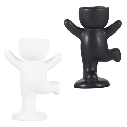 VOSAREA Outdoor- Tischständer Dekoration Vase Gesicht Menschliches Gesicht Vase Moderne Tischdeko Mit Gesicht für Zimmer Schreibtisch Fenster Vase Mit Gesicht Gesicht von VOSAREA