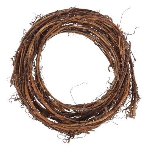 Reben Girlande 4,6 M Natürliche Rattan Ranke DIY Weihnachtskranz Rohling Rustikale Landhaus Türkranz Wandkranz Basteln Handwerk Material Weihnachtsschmuck Hochzeit Party Weihnachtsdeko von VOSAREA