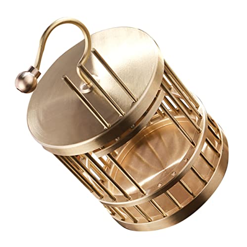 VOSAREA Retro Vogelkäfig aus Messing Dekoratives Tischornament für Zuhause und Büro Robuste Handwerkskunst Einzigartiges Design für und Außendekoration VOSAREA Retro Vogelkäfig aus Messing Dekoratives Tischornament für Zuhause und Büro Robuste Handwerkskunst Einzigartiges Design für und Außendekoration von VOSAREA