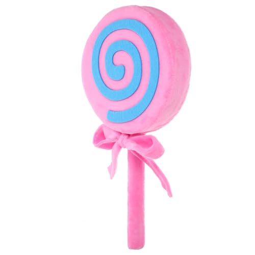 VOSAREA Lolli Requisiten, Lollipop Deko groß, künstliche Lutscher Deko Fake Süßigkeiten Lolli großer gefälschte Lollipop Prop für Partygeschenke, 15 cm Durchmesser von VOSAREA