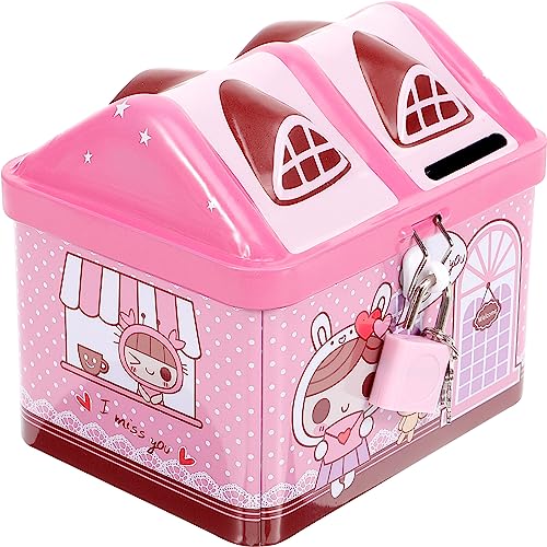 VOSAREA Sparschwein Groß XXL Spardose Einhorn Gegenglas Wechseln Einhorn Cartoon Topf Bank Geldbank Münzkasten mit Schloss Spielzeug für Kinder Kinder Zuf?llige Sparschwein Mit Schlüssel von VOSAREA