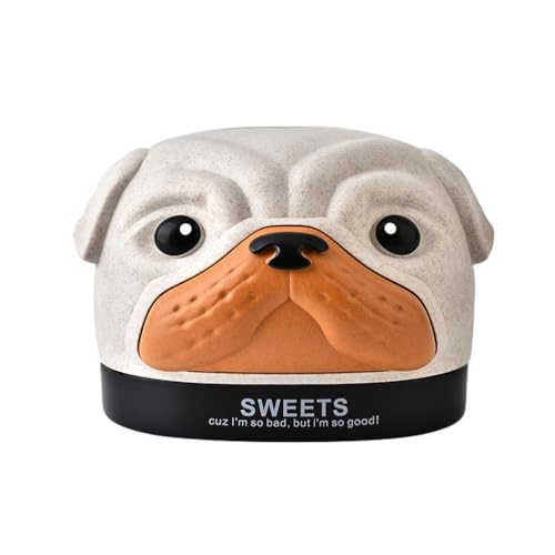 VOSAREA Taschentuchbox Hund lustige Taschentuchspender Kunststoff Kosmetiktücher Box Taschentuchspender für Kosmetiktuch Taschentuch Zuhause/Büro/Auto von VOSAREA