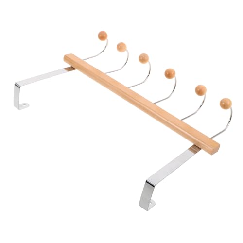 VOSAREA Tür Haken Holz Robuste Kleiderablage für Handtücher Hüte Einfache Installation für Schlafzimmer Badezimmer Eingangsbereich Platzsparendes Design Kein Bohren Erforderlich VOSAREA Tür Haken Holz Robuste Kleiderablage für Handtücher Hüte Einfache Installation für Schlafzimmer Badezimmer Eingangsbereich Platzsparendes Design Kein Bohren Erforderlich von VOSAREA