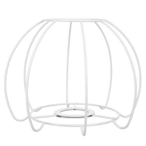 VOSAREA Vintage Industrial Metall Lampenschirm Drahtkäfig Lampenschutz Diy Lampe Ersatzteil Rustikales Design für Pendelleuchte Bauernhaus Stabile Unregelmäßige Form Vielseitig Einsetzbar von VOSAREA