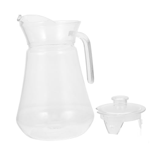 VOSAREA Wasserkrug mit Deckel Getränkebehälter für Saft Wasser und Kalt und Hitzebeständig für Partys und Familienfeiern Lebensmittelechter VOSAREA Wasserkrug mit Deckel Getränkebehälter für Saft Wasser und Kalt und Hitzebeständig für Partys und Familienfeiern Lebensmittelechter von VOSAREA