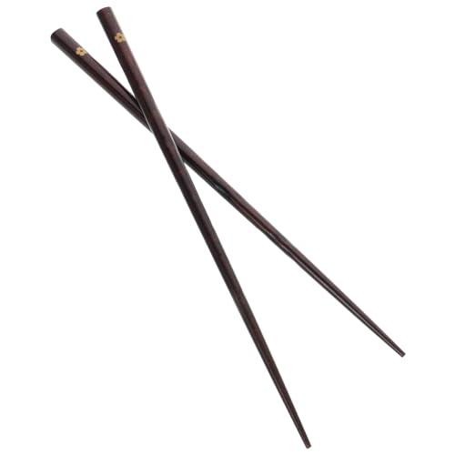 VOSAREA Wiederverwendbare Holz Essstäbchen für Erwachsene und Rutschfeste Cherry Blossom Stäbchen für Sushi Pho Dim Sum und Miso Suppe Hochwertige Langlebige Essstäbchen für Täglichen von VOSAREA