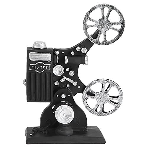 Vosarea Filmprojektor Modell Vintage-Stil Desktop Handwerk Heimtextilien (schwarz) von VOSAREA