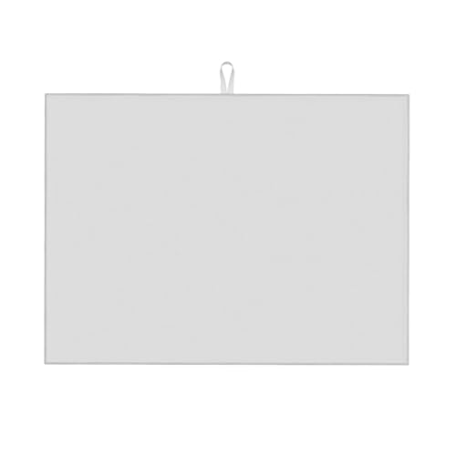 Abtropfmatte, Mikrofaser, große Abtropfmatte für Küchentheke, super saugfähig, hellgraue Abtropfmatte, 45,7 x 61 cm, leicht zu reinigen von VOSERY