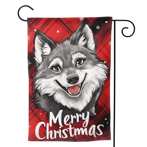 Gartenflagge mit lächelndem Hund, 30,5 x 45,7 cm, doppelseitig, kleine Gartenflaggen, Hofflaggen für draußen, Heimdekoration, Outdoor-Dekoration Gartenflagge mit lächelndem Hund, 30,5 x 45,7 cm, doppelseitig, kleine Gartenflaggen, Hofflaggen für draußen, Heimdekoration, Outdoor-Dekoration von VOSERY