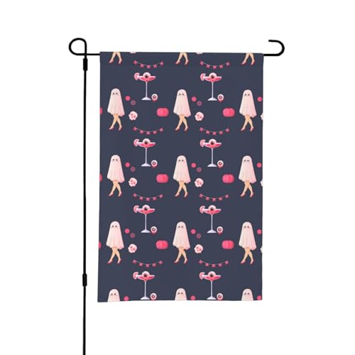 Halloween-Gartenflagge – rosa Halloween-Gartenflaggen, 30,5 x 45,7 cm, doppelseitig, kleine Gartenflaggen, Hofflaggen für draußen, Halloween-Dekoration, Outdoor-Dekoration Halloween-Gartenflagge – rosa Halloween-Gartenflaggen, 30,5 x 45,7 cm, doppelseitig, kleine Gartenflaggen, Hofflaggen für draußen, Halloween-Dekoration, Outdoor-Dekoration von VOSERY