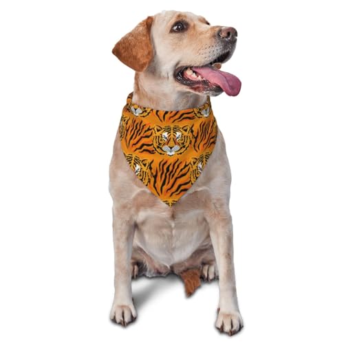 Hundehalstuch, Dreieckstuch mit Tiger-Motiv, niedliches Hundezubehör, Hundehalstücher Hundehalstuch, Dreieckstuch mit Tiger-Motiv, niedliches Hundezubehör, Hundehalstücher von VOSERY