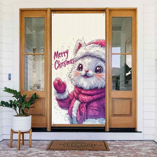 Merry Christmas No.101 Türabdeckungen Dekorativ - Indoor Outdoor Tür Banner Dekorationen Weihnachtsdekorationen von VOSERY