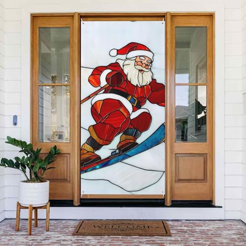 Merry Christmas No.108 Türabdeckungen Dekorativ - Indoor Outdoor Tür Banner Dekorationen Weihnachtsdekorationen Merry Christmas No.108 Türabdeckungen Dekorativ - Indoor Outdoor Tür Banner Dekorationen Weihnachtsdekorationen von VOSERY