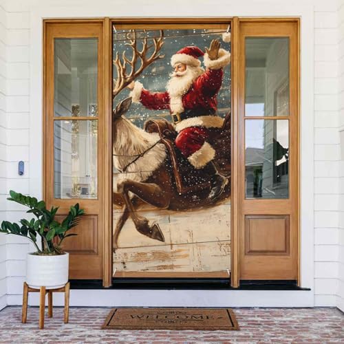 Merry Christmas No.133 Türabdeckungen Dekorativ - Indoor Outdoor Tür Banner Dekorationen Weihnachtsdekorationen Merry Christmas No.133 Türabdeckungen Dekorativ - Indoor Outdoor Tür Banner Dekorationen Weihnachtsdekorationen von VOSERY