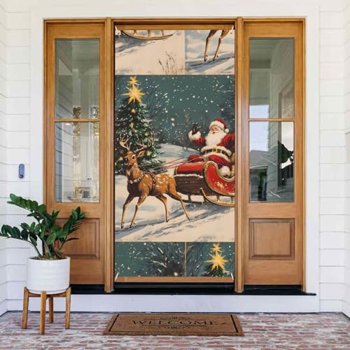 Merry Christmas No.169 Türabdeckungen Dekorativ - Indoor Outdoor Tür Banner Dekorationen Weihnachtsdekorationen von VOSERY