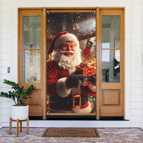 Merry Christmas No.173 Türabdeckungen Dekorativ - Indoor Outdoor Tür Banner Dekorationen Weihnachtsdekorationen von VOSERY