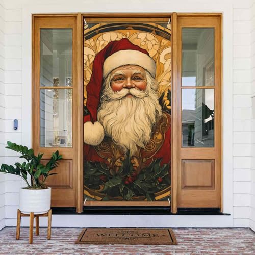 Merry Christmas No.201 Türabdeckungen Dekorativ - Indoor Outdoor Tür Banner Dekorationen Weihnachtsdekorationen von VOSERY