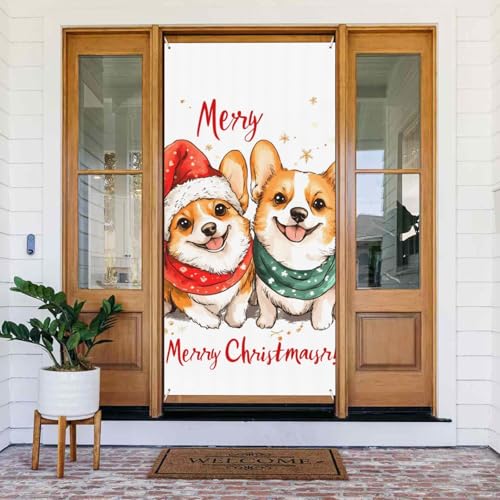 Merry Christmas No.242 Türabdeckungen Dekorativ - Indoor Outdoor Tür Banner Dekorationen Weihnachtsdekorationen von VOSERY